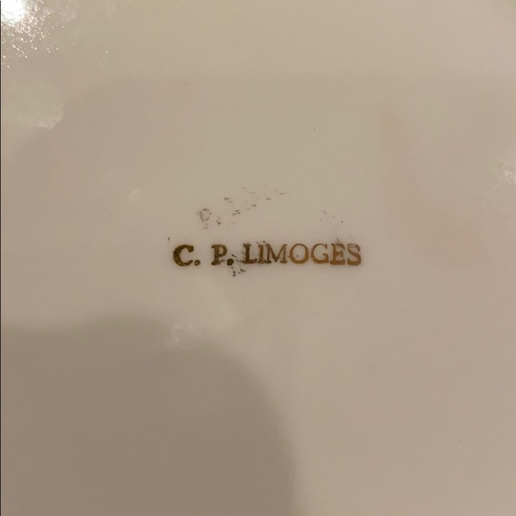🔴💥HP💥LIMOGES PLATE VINTAGE - Picture 3 of 6